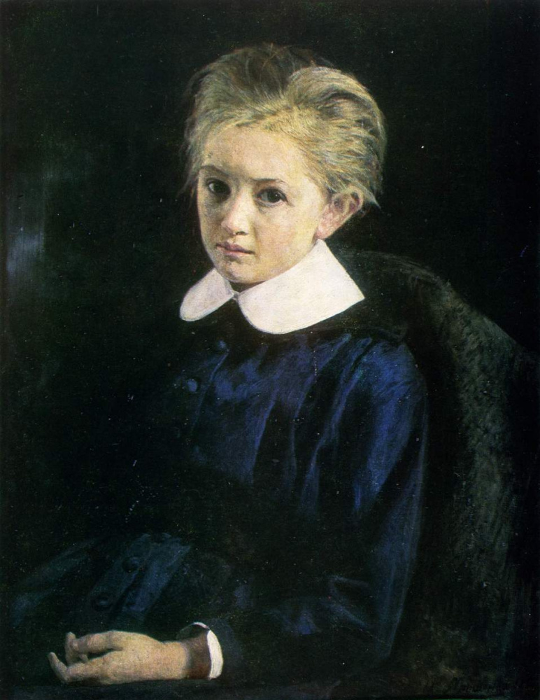 Nikolay Aleksandrovich Yaroshenko. "Portrait of a girl" 1880