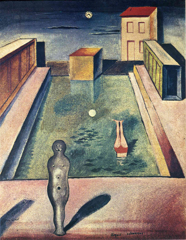 Max Ernst. Immersione in acqua