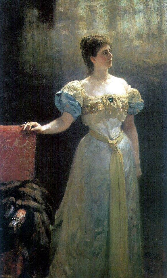 Ilya Efimovich Repin. Portrait of Princess M. K. Tenisheva.