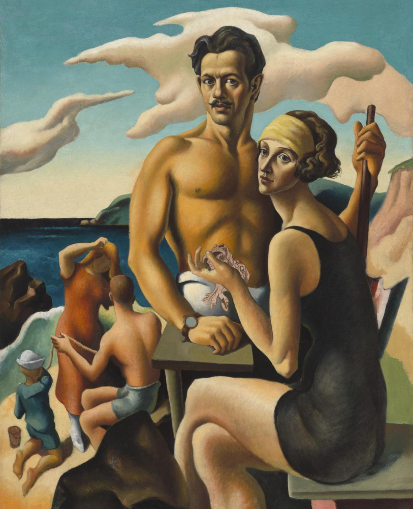 Thomas Hart Benton. Self Portrait with Rita