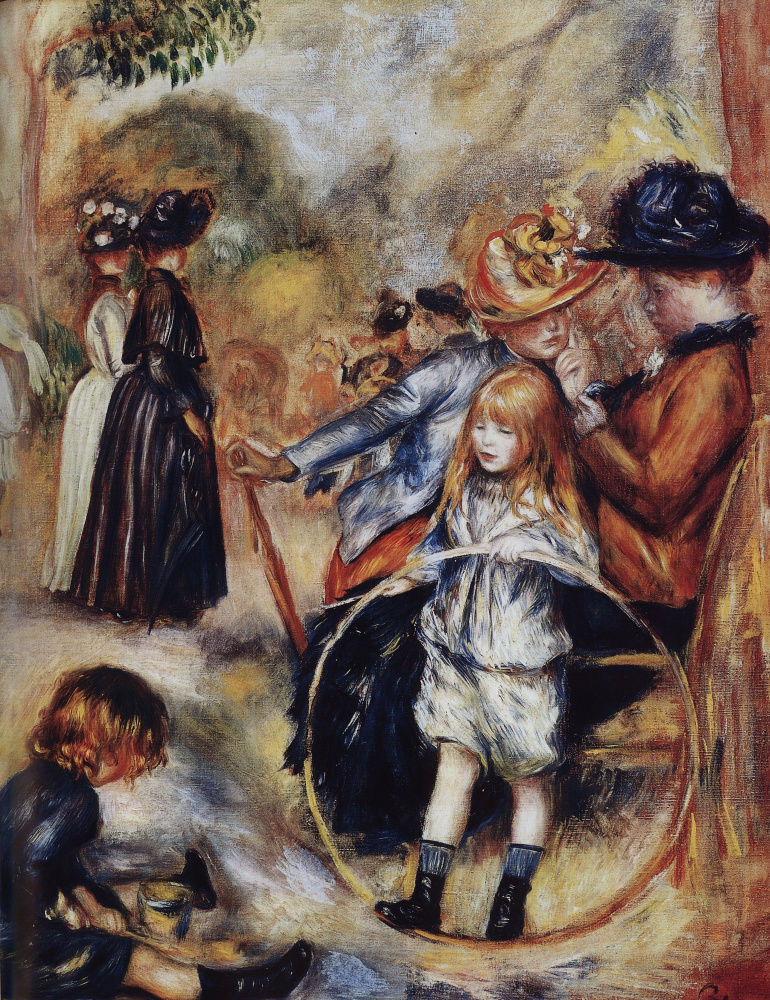 Pierre-Auguste Renoir. In the Luxembourg gardens