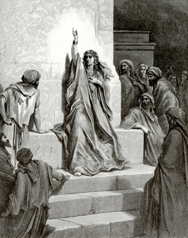 Paul Gustave Dore. Illustration to the Bible: Devorah's Song