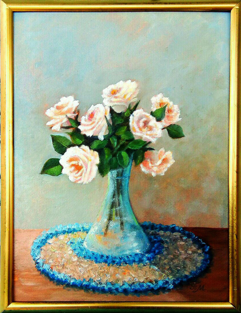 Marina Vladimirovna Patrikeeva. Delicate bunch of roses