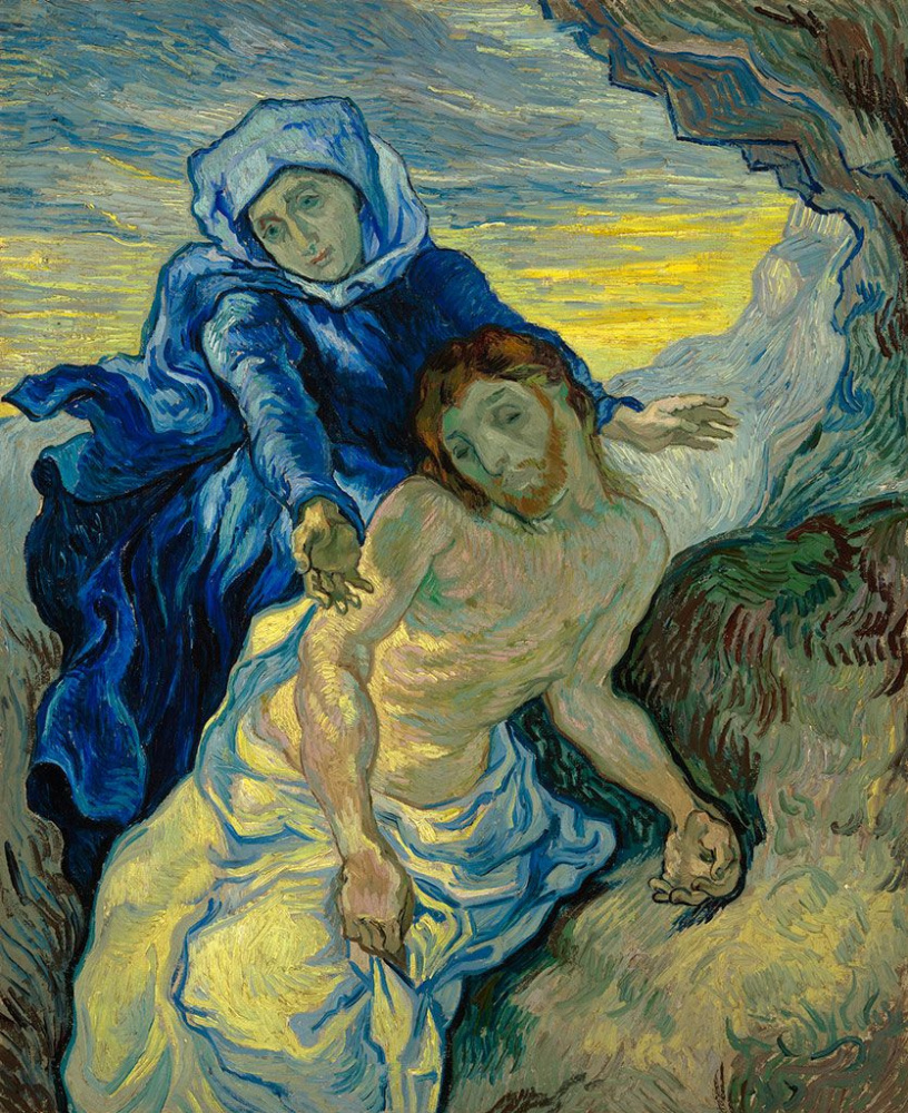 Vincent van Gogh. Pietà (The Lamentation Of Jesus Christ)