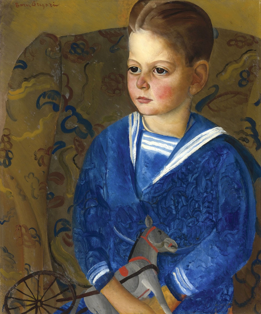 Boris Dmitrievich Grigoryev. Boy in sailor