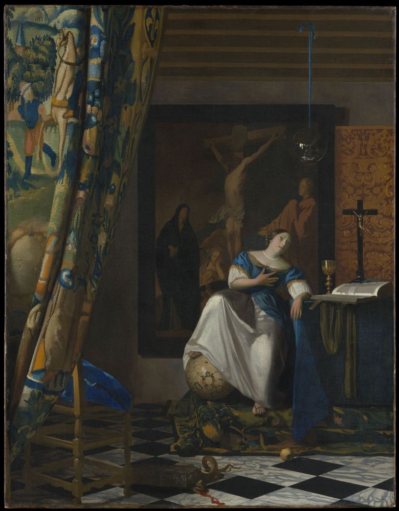 Jan Vermeer. Alegoría de la fe católica