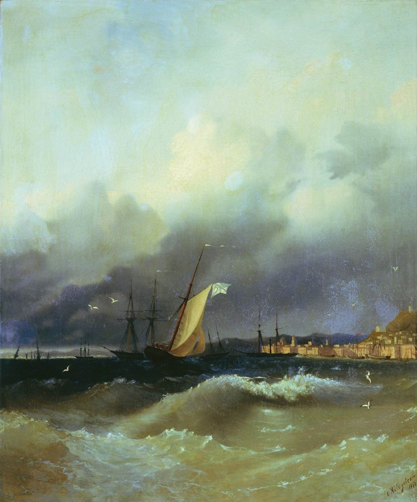 Ivan Aivazovsky. Night on the Black sea