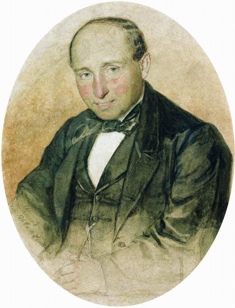 Ilya Efimovich Repin. Portrait of Dr. G. Kostrov