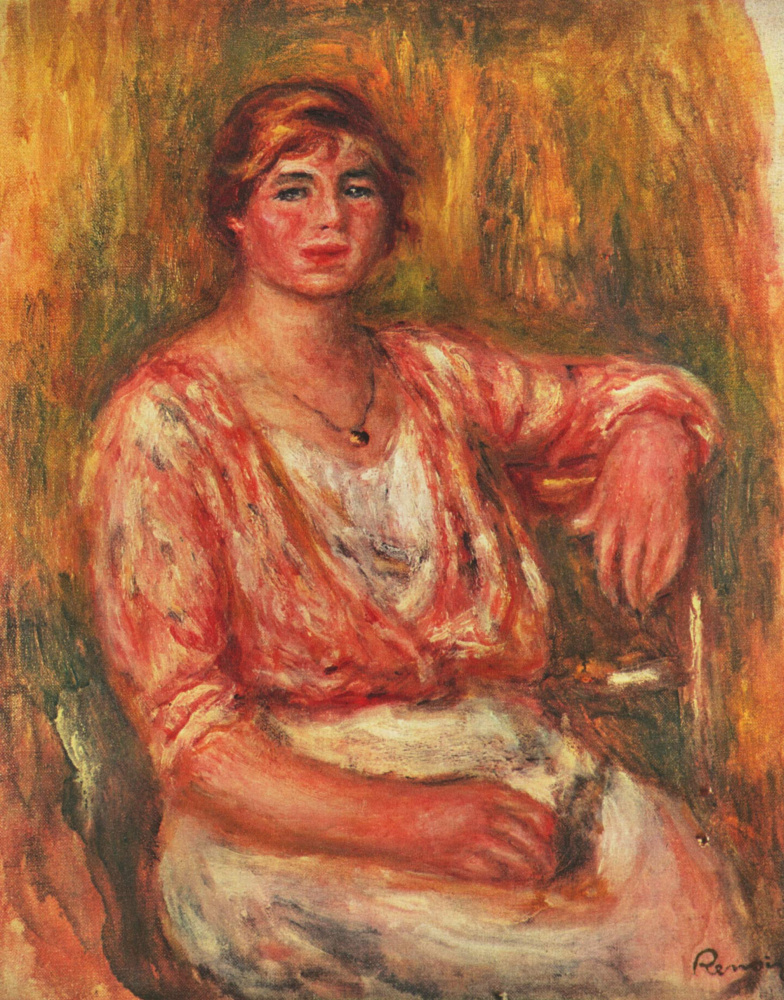 Pierre Auguste Renoir. Milkmaid