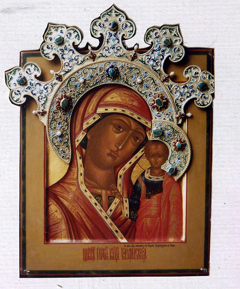 Moscow Icon Painting Workshop. Icon virgin of Kazan