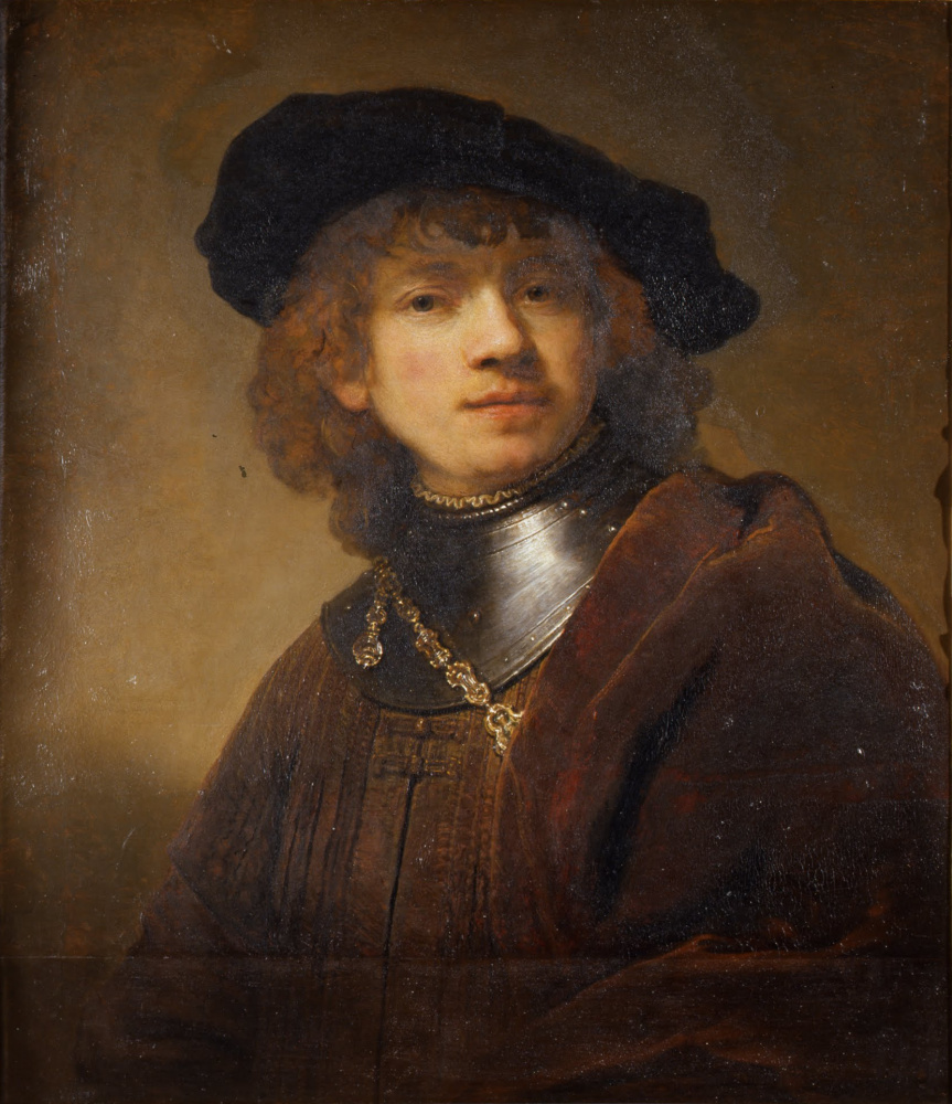 Rembrandt Harmenszoon van Rijn. Youthful self-portrait