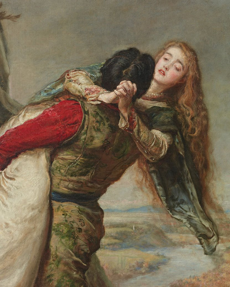 John Everett Millais. Il vertice dell'amore. Frammento
