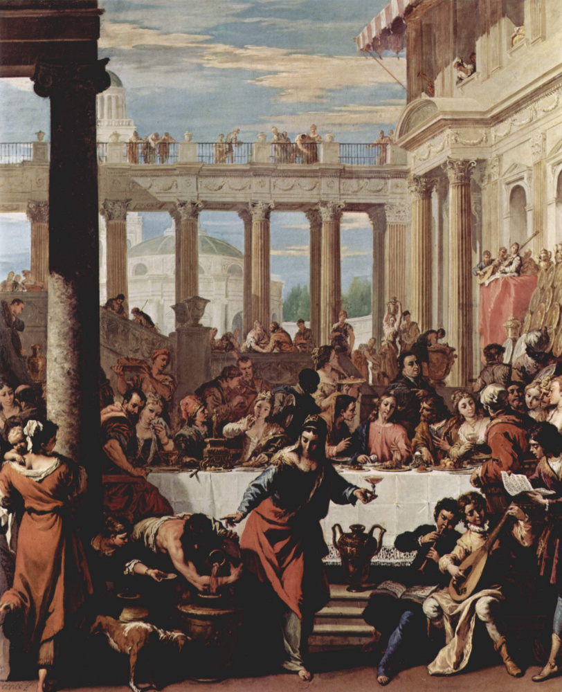 Sebastiano Ricci. The wedding in Cana of Galilee
