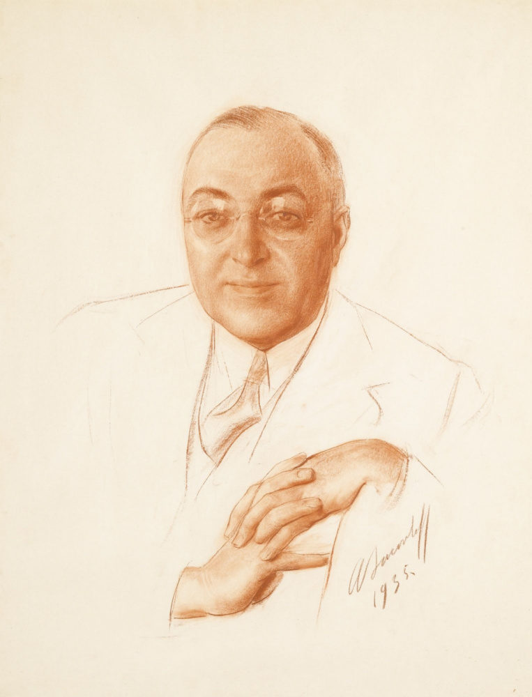 Alexander Yakovlev. Retrato de Boris Bakhmetyev