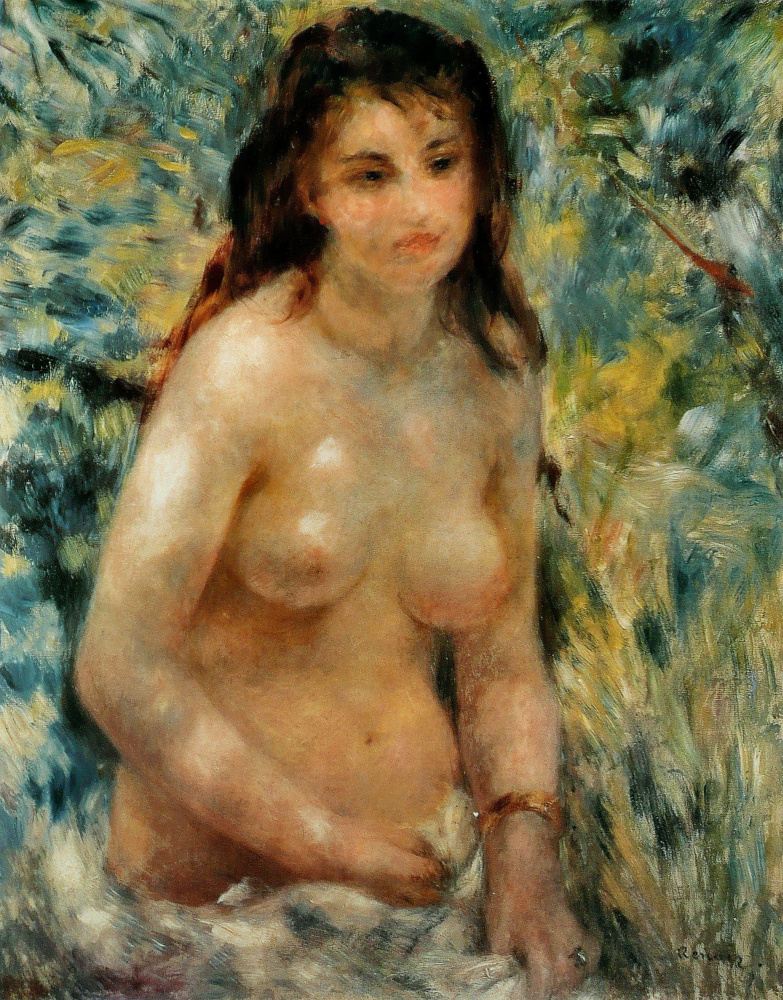 Pierre-Auguste Renoir. Nude, the effect of the sun