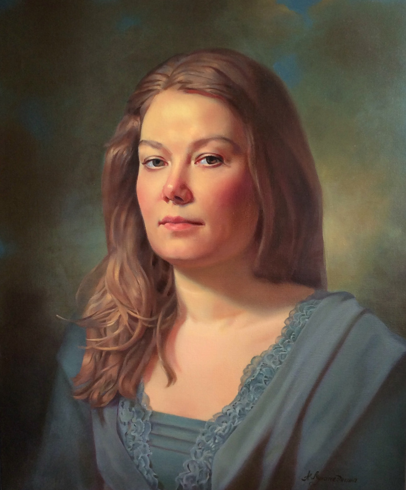 Anna Mukhamedchina. Self-portrait