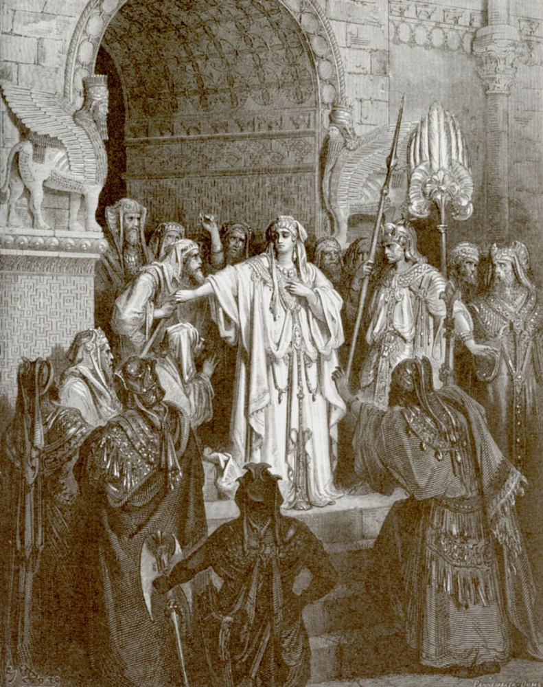 Paul Gustave Dore. Queen Vashti