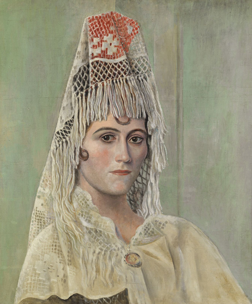 Pablo Picasso. Olga Khokhlova in Mantilla