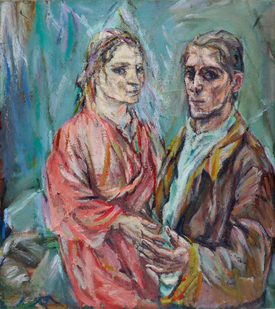 Oskar Kokoschka. 双重肖像：Oscar Kokoshka和Alma Mahler