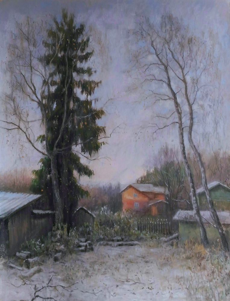 Ольга Акрилова. November in the village Solmanovo
