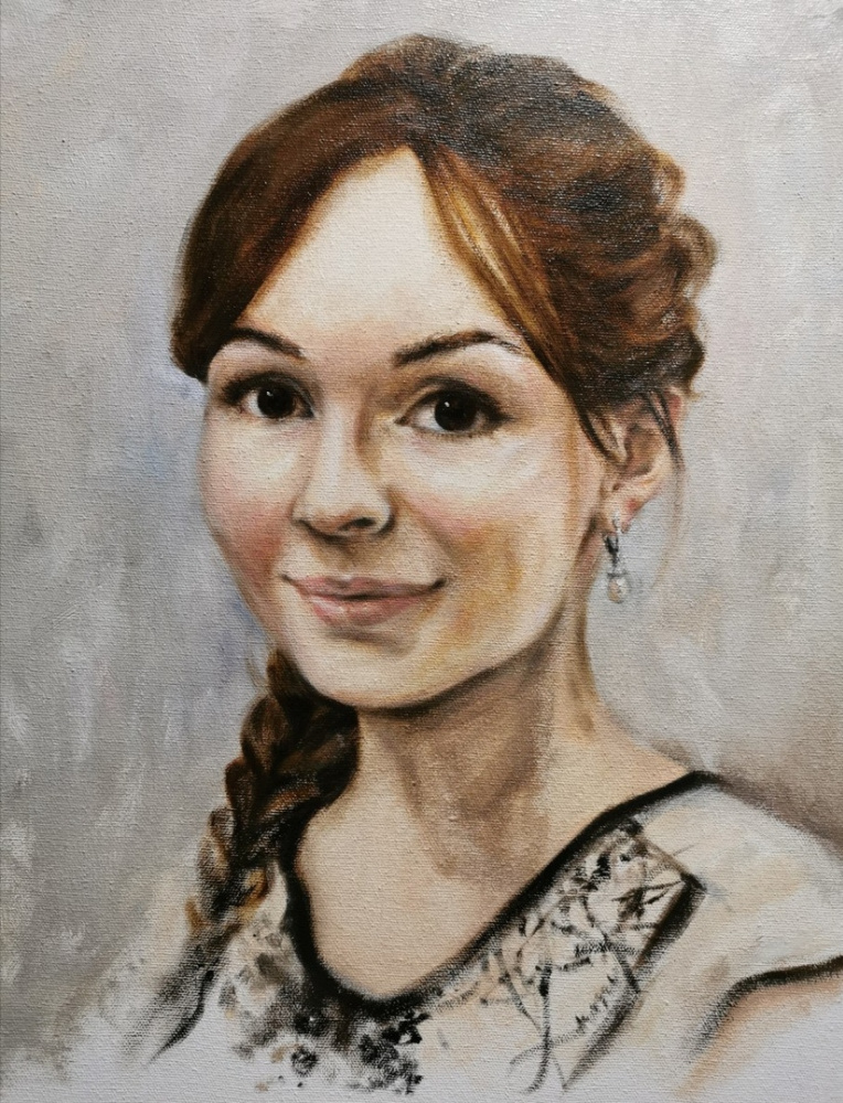 Katerina Nikolaevna Sorokina. Portrait of Sveta