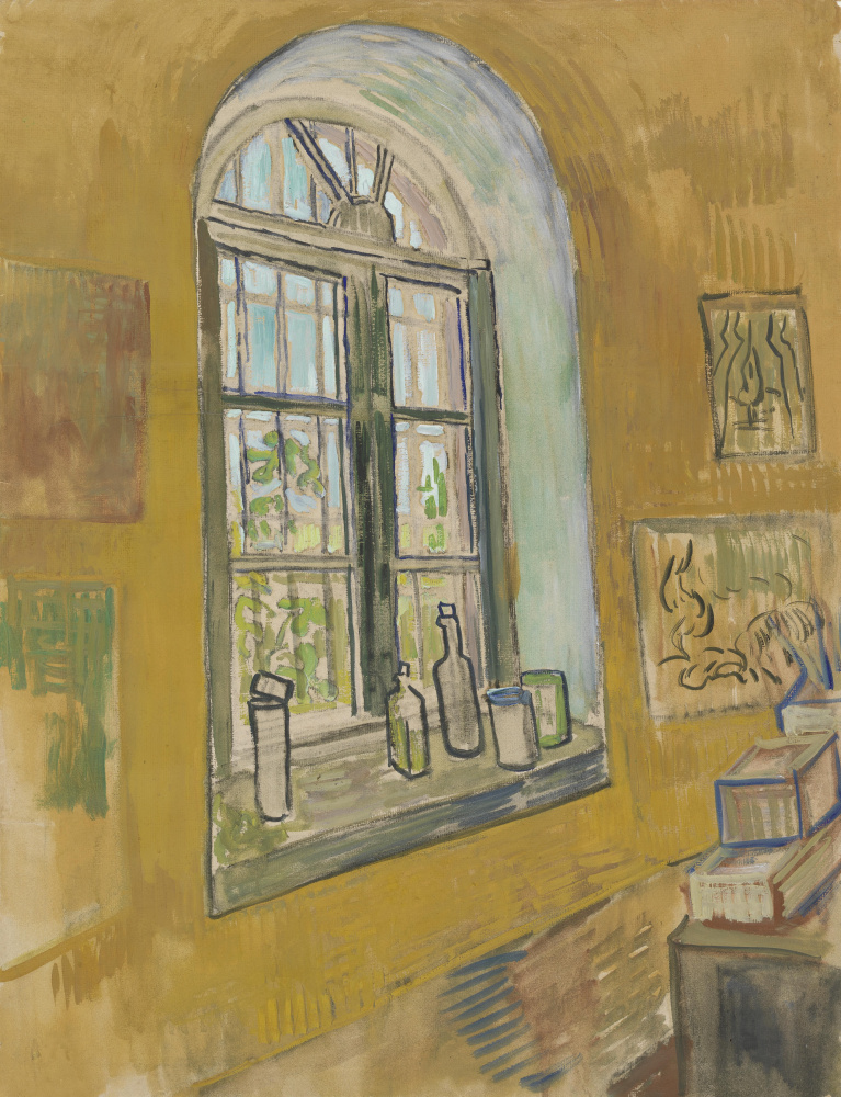 Vincent van Gogh. The window of the asylum