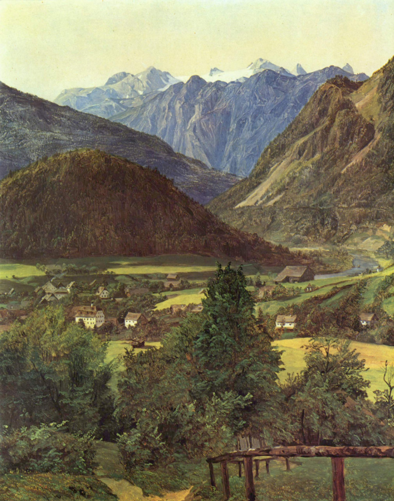 Ferdinand Georg Waldmüller. A view of the Dachstein, Sophienblatt