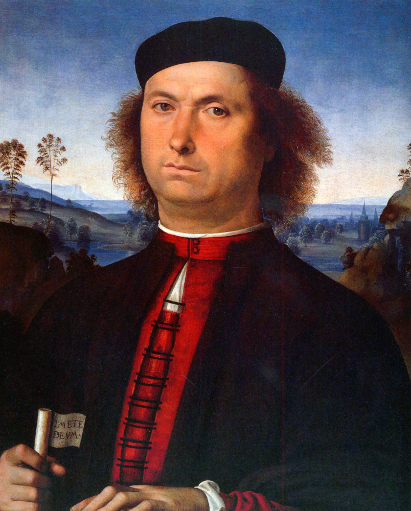 Pietro Perugino. Portrait of Francesco delle Opera