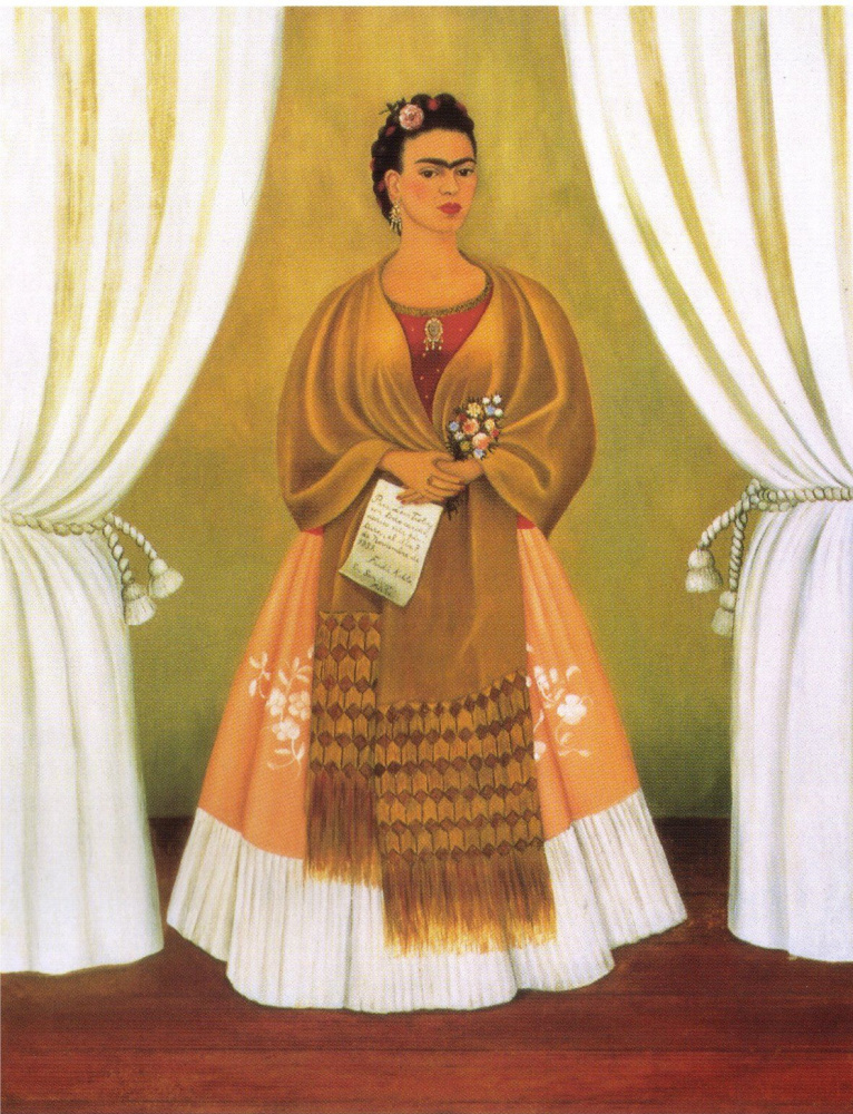 Frida Kahlo. Self portrait dedicated to Leon Trotsky