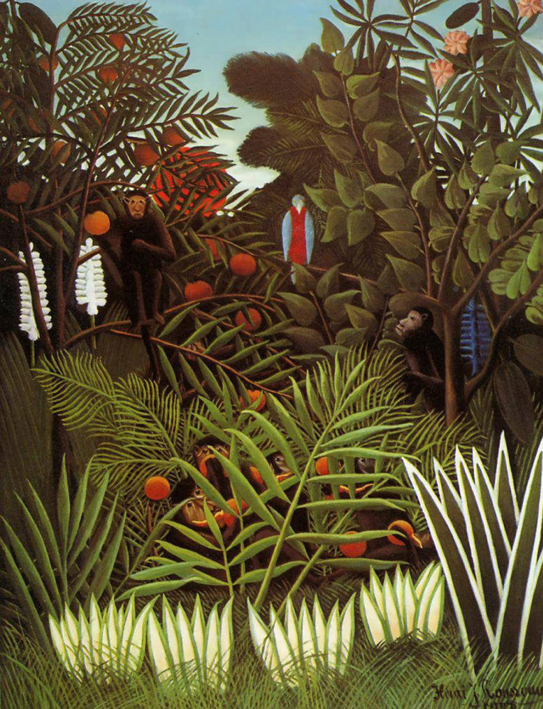 Henri Rousseau. Exotic landscape