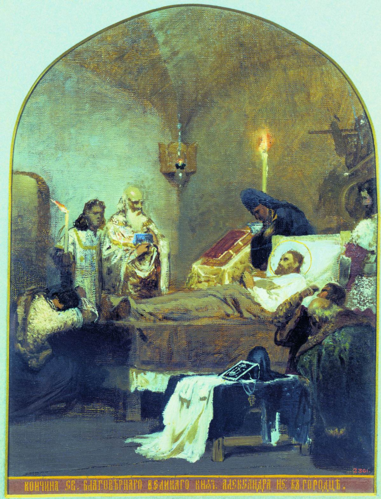 Генрих Ипполитович Семирадский. The Death Of Alexander Nevsky