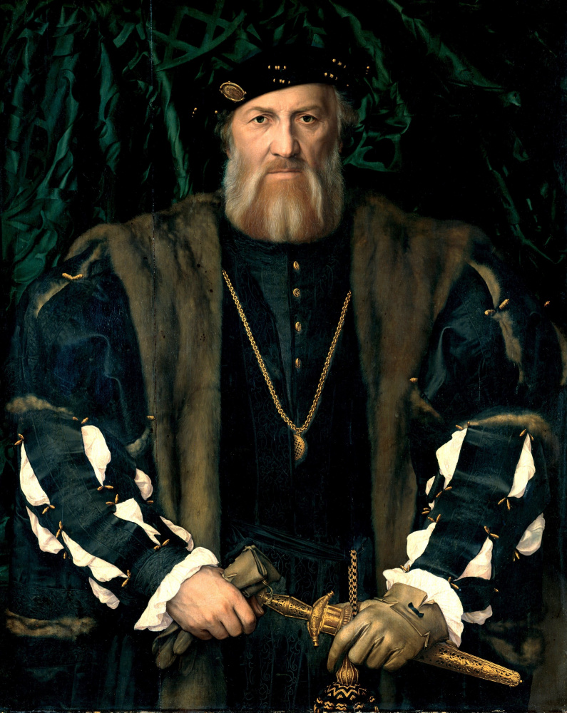 Hans Holbein mlajši. Portrait of Charles de Solier, Sir de Morett, French Ambassador to London