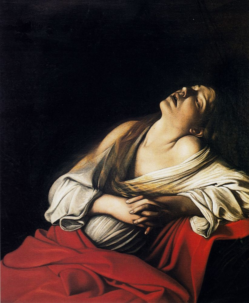 Michelangelo Merisi de Caravaggio. Mary Magdalene in ecstasy