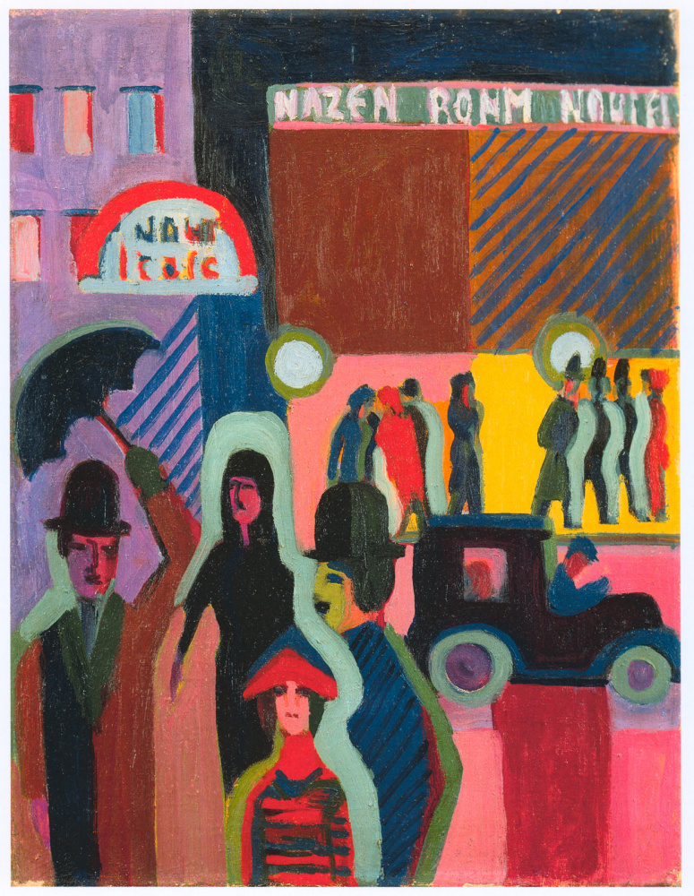 Ernst Ludwig Kirchner. Street in the rain