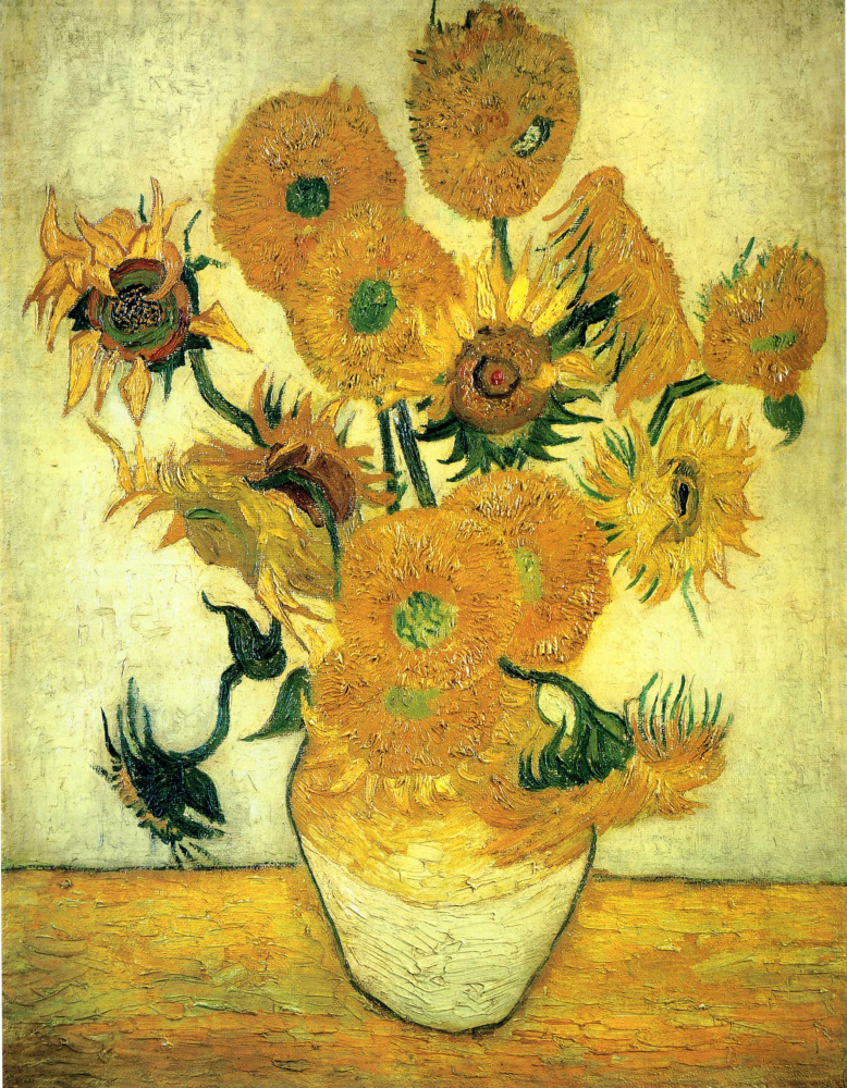 Vincent van Gogh. Sunflowers in a vase