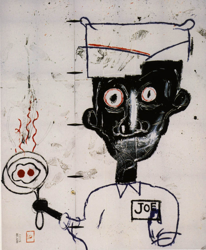 Jean-Michel Basquiat. Augen und Eier