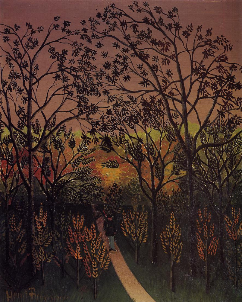 Henri Rousseau. The angle of the plateau of Bellevue