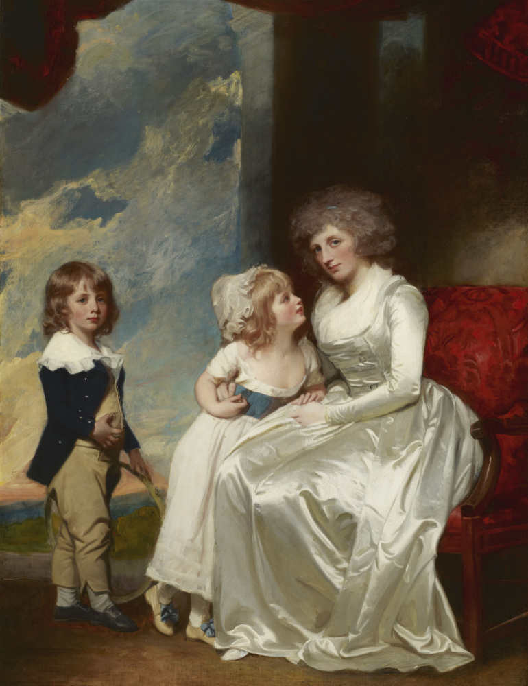 George Romney. Henrietta, Countess of Warwick, and Her Children