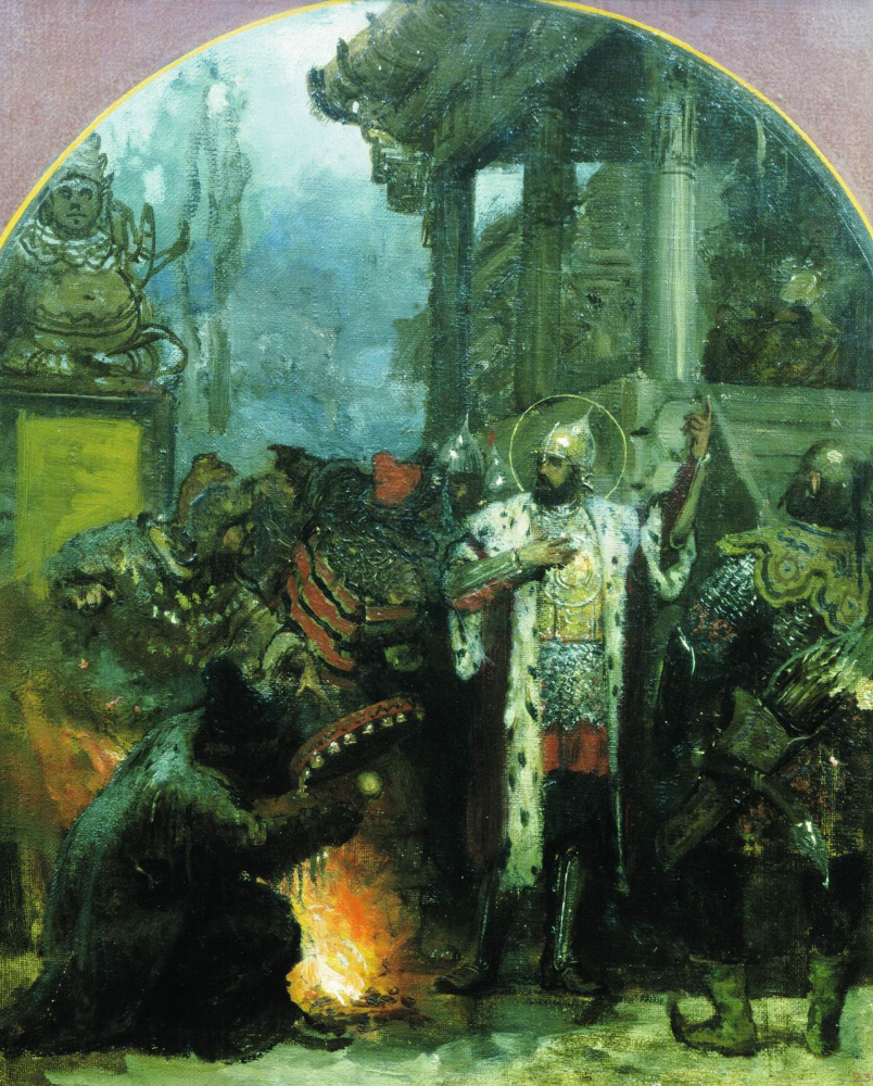 Генрих Ипполитович Семирадский. Alexander Nevsky in the Horde