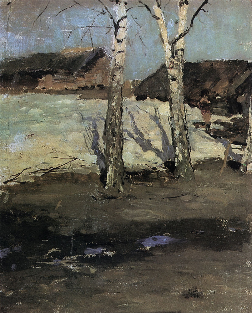 Konstantin Korovin. The last snow