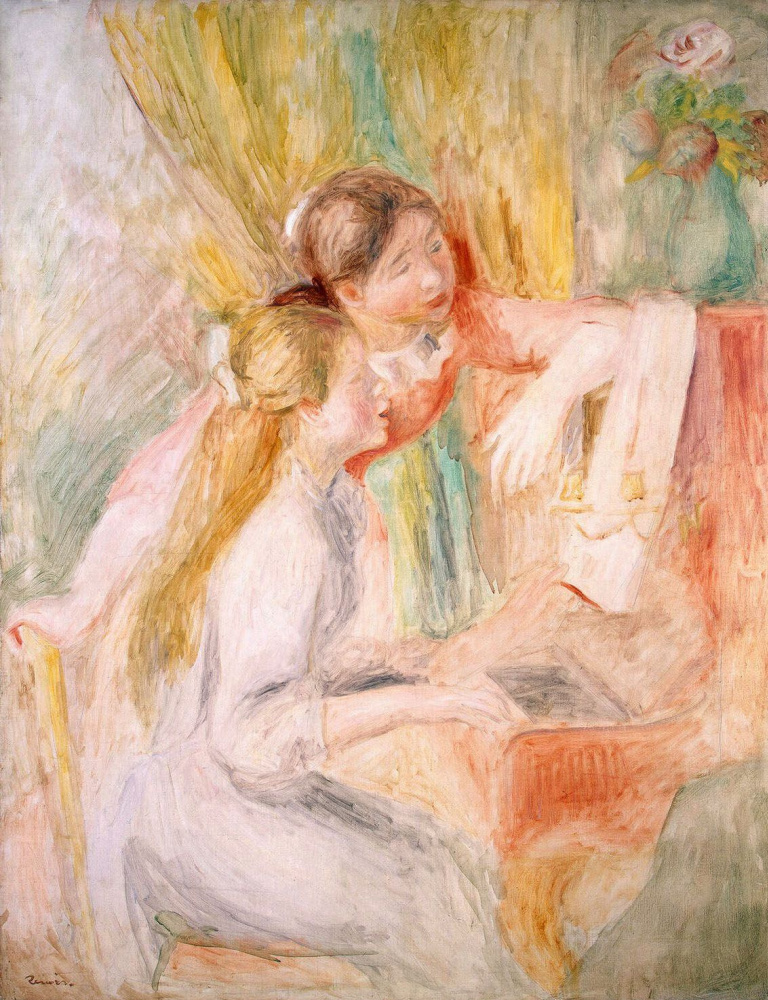 Pierre-Auguste Renoir. Girls at the Piano