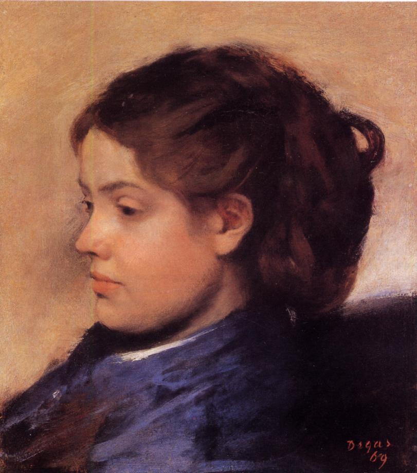 Edgar Degas. Emma Daubigny