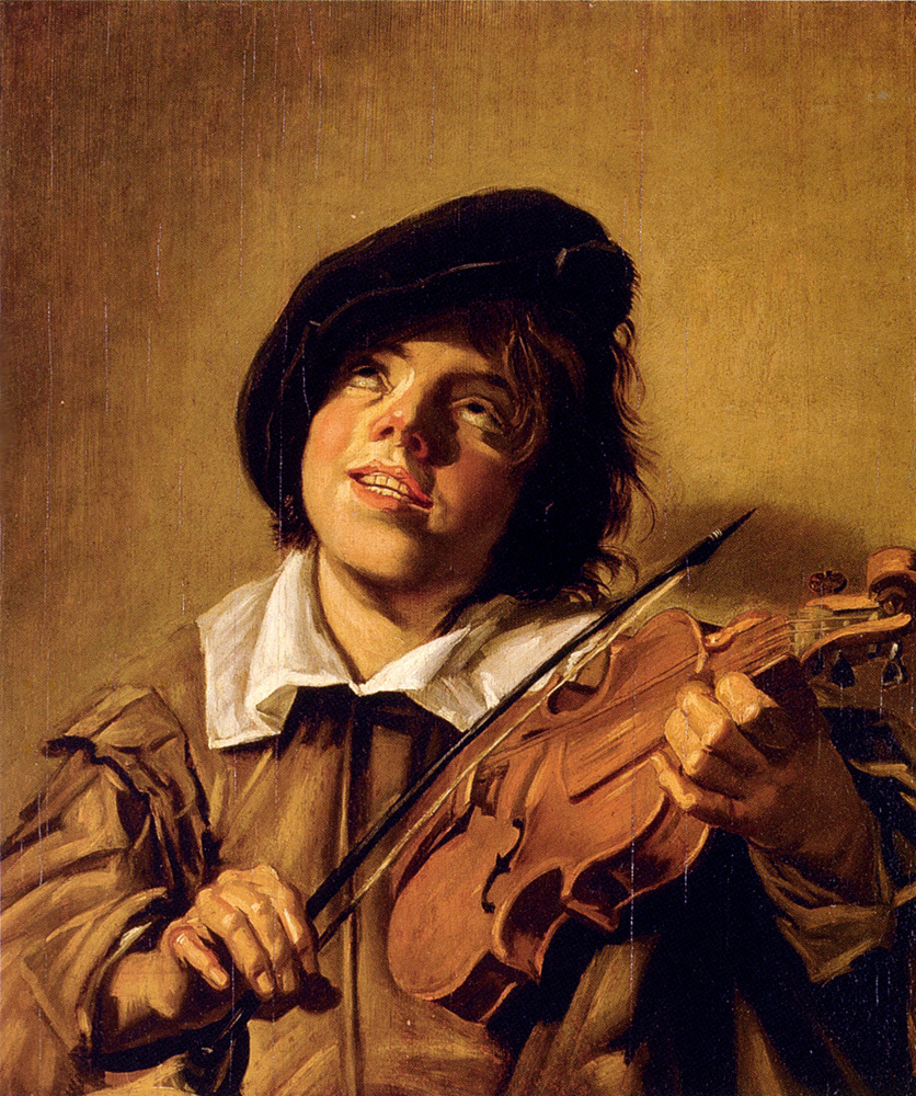 Judith Leyster. The boy plays the violin