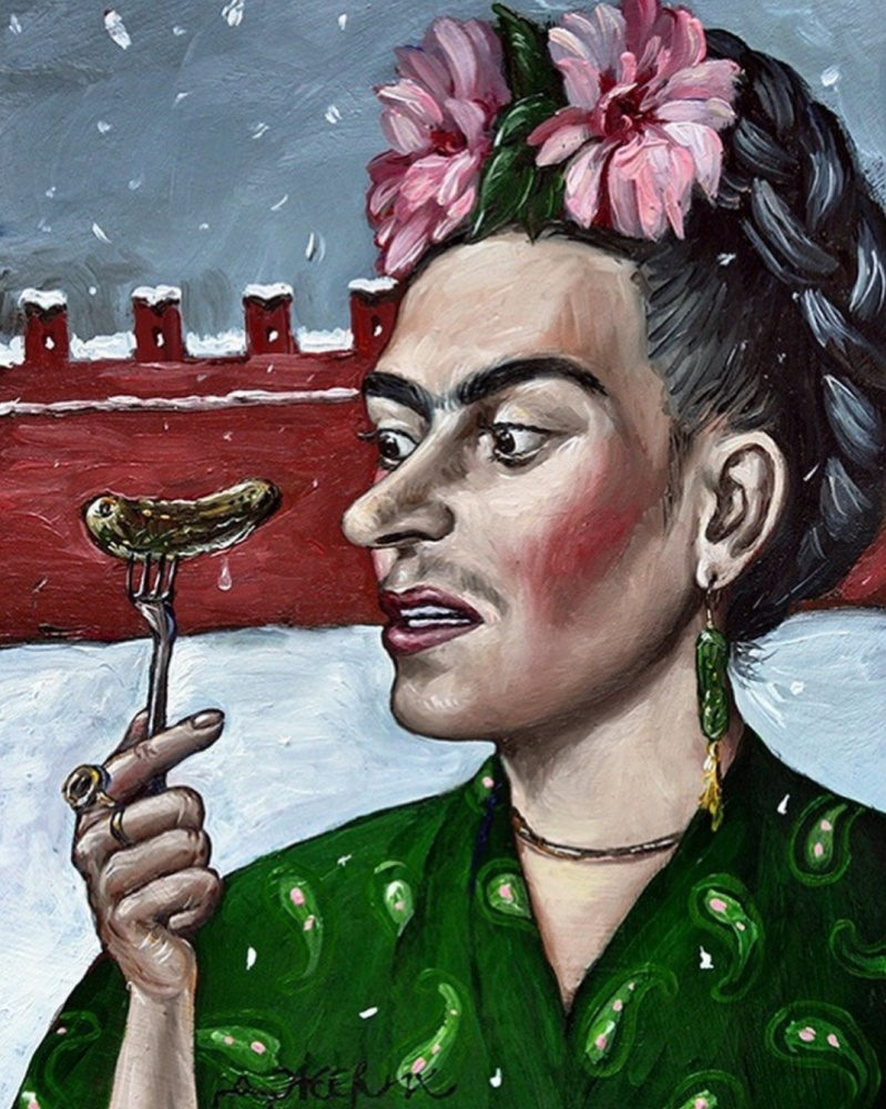 Angela Jerich. Frida and the cucumbers