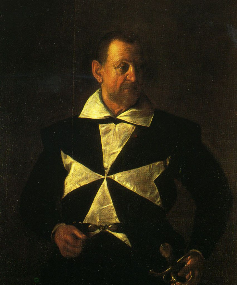 Michelangelo Merisi de Caravaggio. Portrait of the Maltese Knight Antonio Martelli