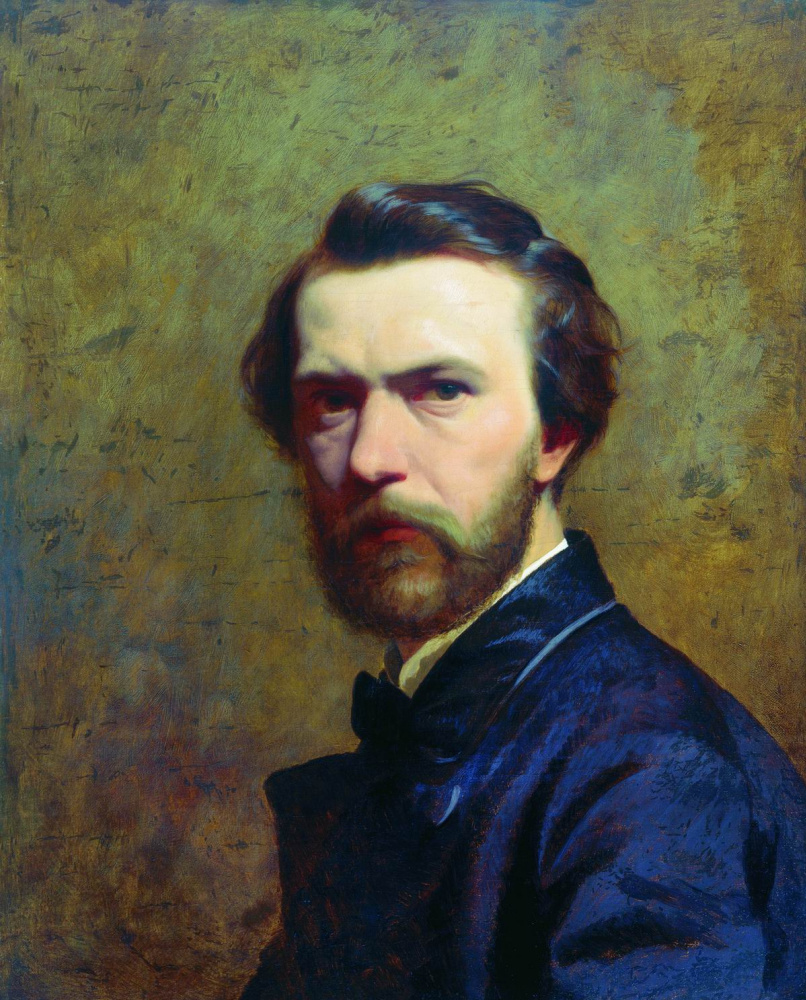 Fedor Andreevich Bronnikov. A self-portrait. The mid-1850s