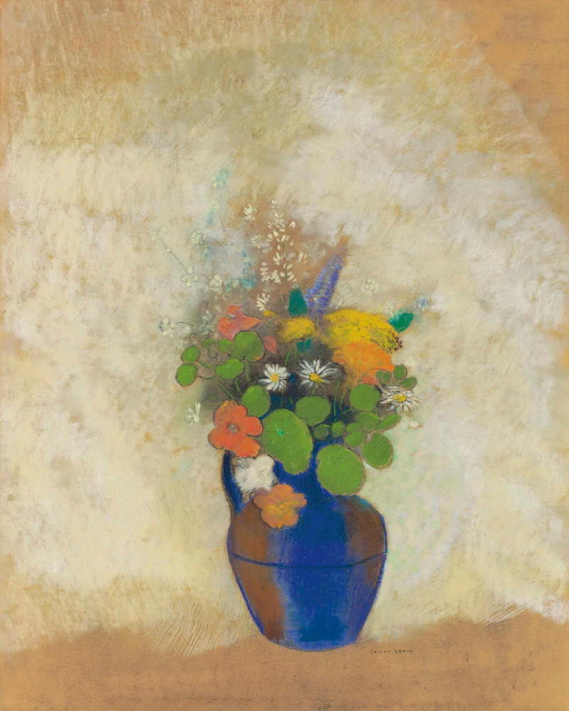 Odilon Redon. Flowers in a vase