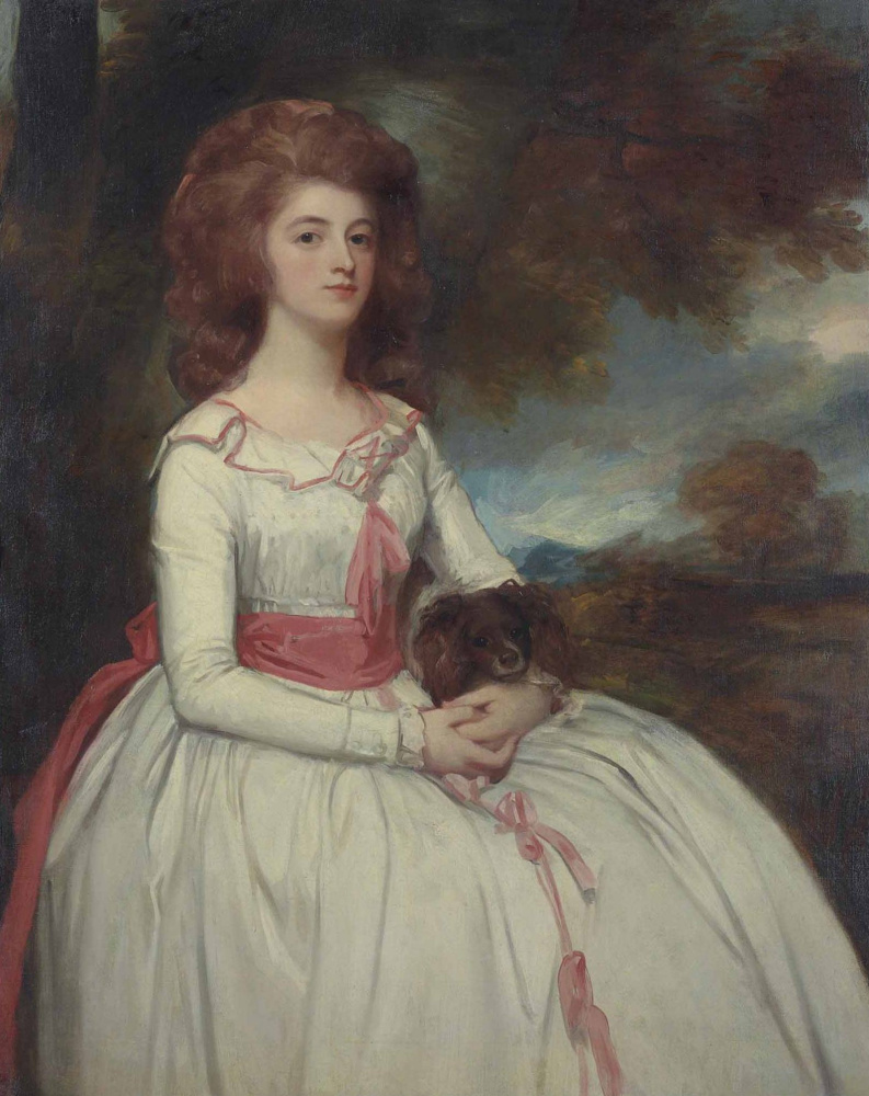 George Romney. Portrait of Mrs. Moody, the second wife of Mr. Samuel Moody