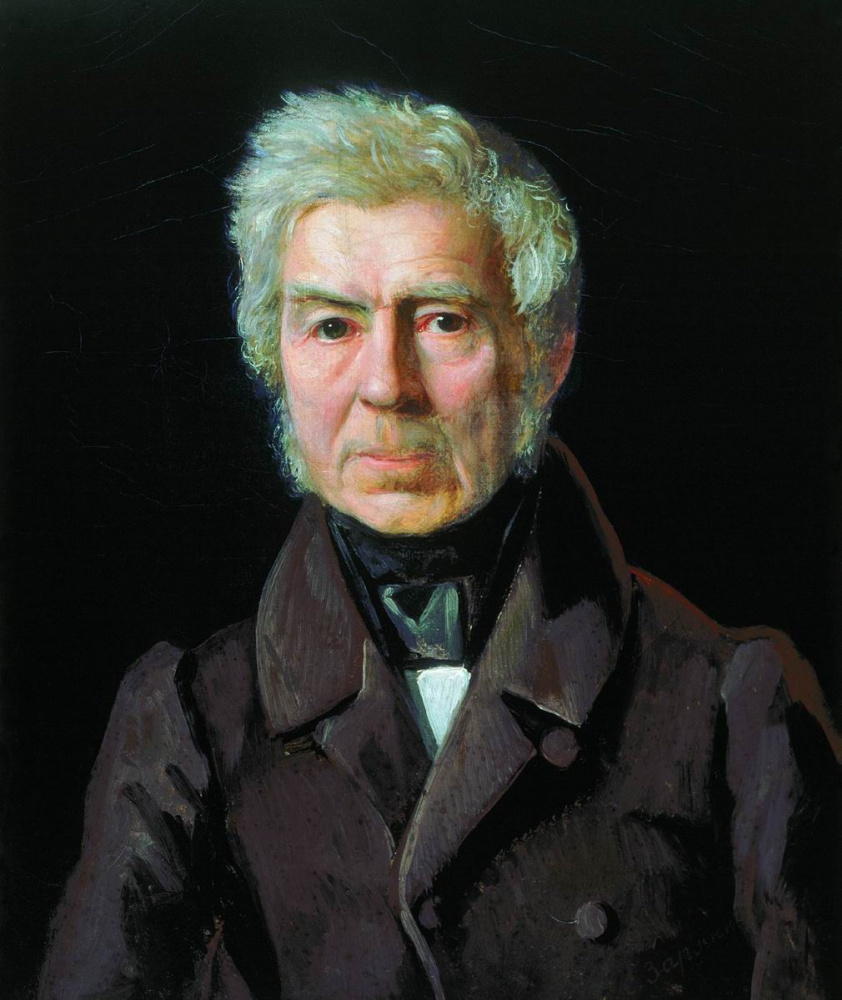 Sergey Konstantinovich Zaryanka. Portrait of the academician of painting AG Venetsianova