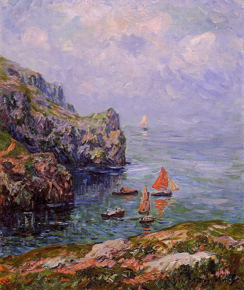 Henry Moret. Nebliges Wetter